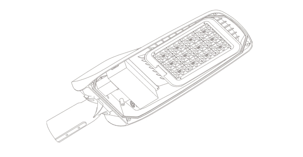 Luminaria LED ZAFIRO para Alumbrado Público